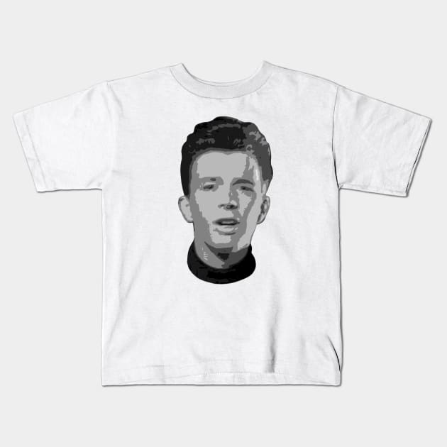 Rick Astley Kids T-Shirt by djhyman